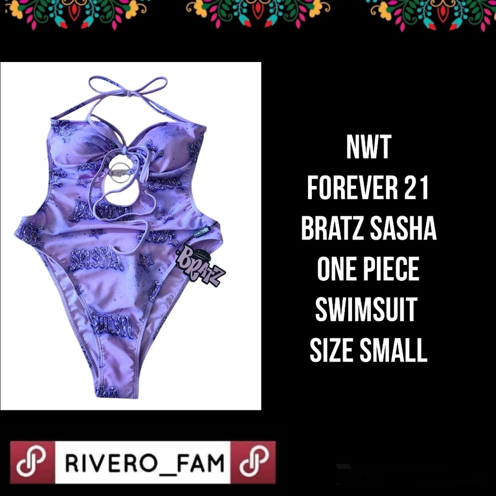 NWT | FOREVER 21 | BRATZ SASHA | ONE PIECE SWIMSUIT | SIZE SMALL
